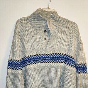 Nautica Acrylic Gray Sweater